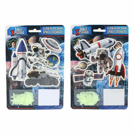 Space Xplorers Glow in the Dark Stickers - 21st.