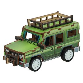 Houten Bouwpakket 3D Safariwagen