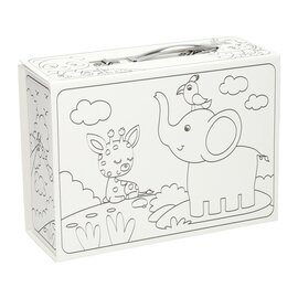 Kleur je eigen Koffertje met Dieren