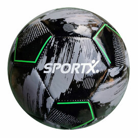 SportX Voetbal Grey Black - 330-350gr