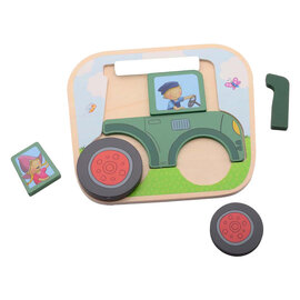 Fien & Teun Houten Tractor Puzzel