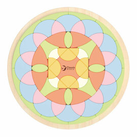 Classic World Houten Mandala Puzzel Bloem