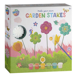 Maak-je-eigen Tuinprikkers incl. 6 Verfkleuren & 1 Kwast