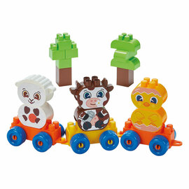 Ecoiffier Abrick Boerderijdieren Blokkentrein - 250dlg.