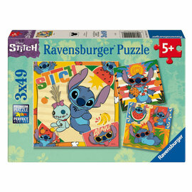 Ravensburger Legpuzzel Disney Stitch, 3x49st.
