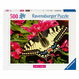 Ravensburger Legpuzzel Colorful Animals Vlinder, 500st.