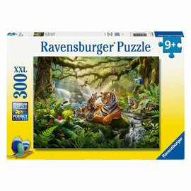 Ravensburger Legpuzzel Wonderlijke Jungle Dieren in het Wild - 300st. XXL