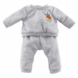 Corolle Grijs Joggingpak Kleine Ontdekker - 30cm