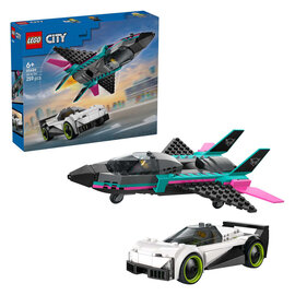 LEGO City 60489 Straalvliegtuig vs. Sportauto