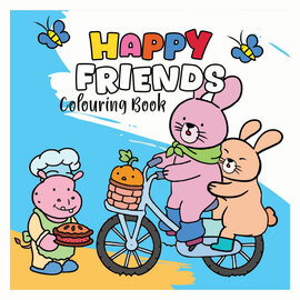Happy Friends Kleurboek - 96pag.