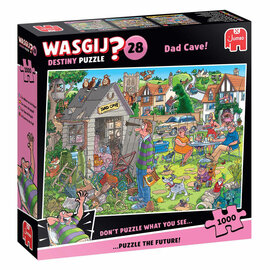 Wasgij Destiny 28 Legpuzzel - De Mancave van Pa, 1000st.