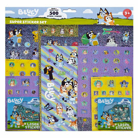 Super Sticker Set Bluey - 500+st.