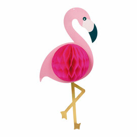 Honeycomb Flamingo Aloha - 52x24cm