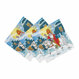 Papieren Servetten 33x33cm Sinterklaas - 20st.