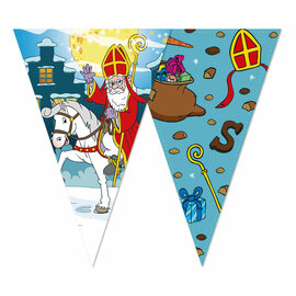 Vlaggenlijn Tweezijdig Sinterklaas - 10m