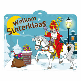 Feestschild 30x40cm Sinterklaas