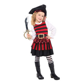 Kinderkostuum Piratenmeisje - 4-6 jaar