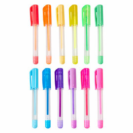 Set van Mini Gelpennen Pastel en Neon - 12st.