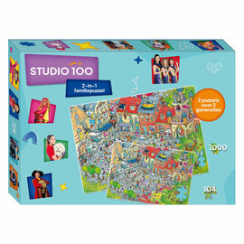 2-in-1 Familiepuzzel - 30 jaar Studio 100