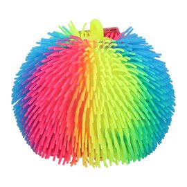 Grote Regenboog Fluffy Bal - 22cm