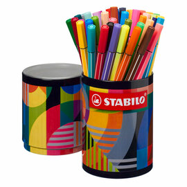 STABILO Pen 68 ARTY Viltstiften in Metalen Etui - 45dlg.