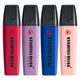 STABILO BOSS Wildflower Markeerstiften - 4dlg.