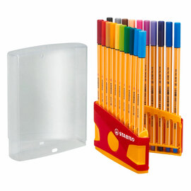 STABILO point 88 ColorParade Fineliners Oranje/Rood - 20dlg.