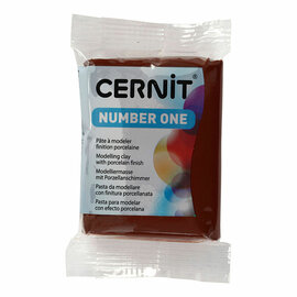Cernit Boetseerklei Bruin, 56 gram