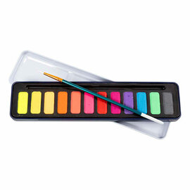 Aquarelset Pastel Kleuren - 12 Kleuren