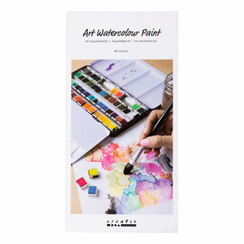 Art Aquarelverf Standaardkleuren - 48 Kleuren