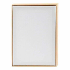 Gespannen Canvas met Lijst 280gr. 21x29,7cm - Wit