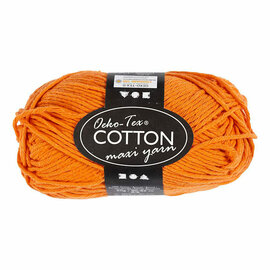 Katoengaren Afm 8/8 L: 80-85 M Oranje - 50gr.