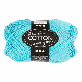 Katoengaren Afm 8/8 L: 80-85 M Turquoise - 50gr.