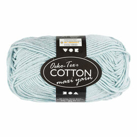 Katoengaren Afm 8/8 L: 80-85 M Zacht Blauw - 50gr.