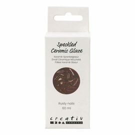 Gespikkeld Keramiek Glazuur 999-1060 C Dekkend Rusty Nail - 60ml