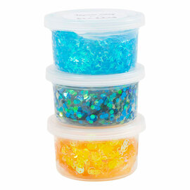 Sequin Clay Blauw/Groen - 6x60gr.