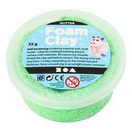Foam Clay Glitter 35gr - Groen