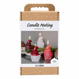 Hobbyset Kaarsen Maken Kerstman - 4 Kaarsen