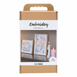 Hobbyset Borduurwerk Pastelkleuren