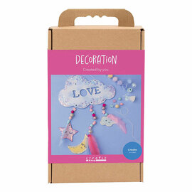 Hobbyset Decoratie - Wolkje, Maan en Ster