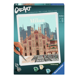 Ravensburger CreArt Schilderen op Nummer - Colorful Milan