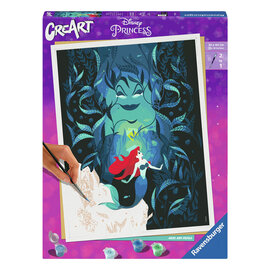 Ravensburger CreArt Schilderen op Nummer - Ariel en Ursula