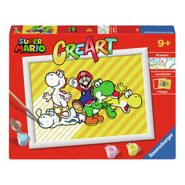 Ravensburger CreArt Schilderen op Nummer - Super Mario
