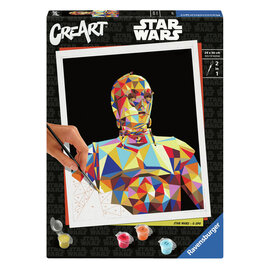 Ravensburger CreArt Schilderen op Nummer - Star Wars - C-3Po