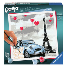 Ravensburger CreArt Schilderen op Nummer - Paris