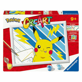 Ravensburger CreArt Schilderen op Nummer - Pokémon Pikachu