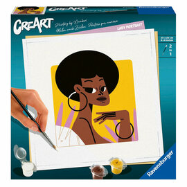 Ravensburger CreArt Schilderen op Nummer - Vrouwelijk Portret