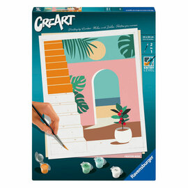 Ravensburger CreArt Schilderen op Nummer - Vakantie