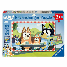 Ravensburger Legpuzzel Bluey, 2x12st.