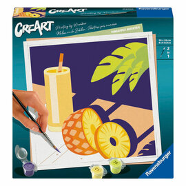 Ravensburger CreArt Schilderen op Nummer - Ananas